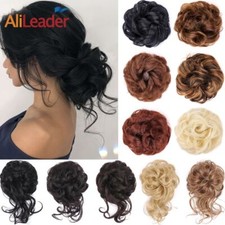 Messy Synthetic Hair Bun - Wavy Chignon Elastic Scrunchie Women Bridal Hairpiece