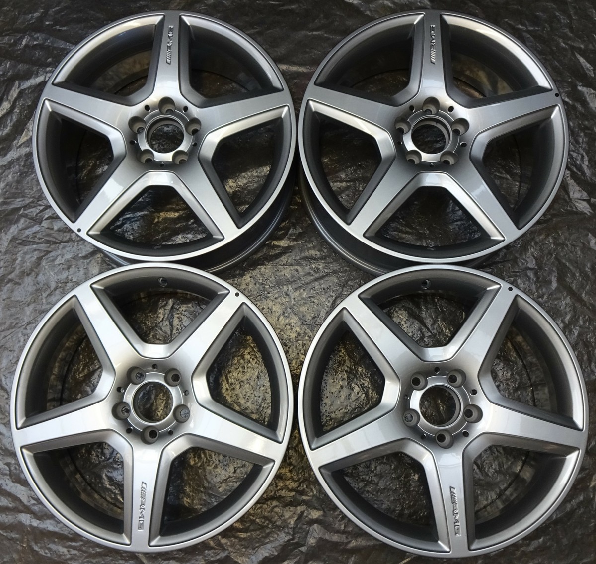 4 Orig Mercedes Benz Alufelgen AMG 7Jx18 ET49 A1694011602 A W169 