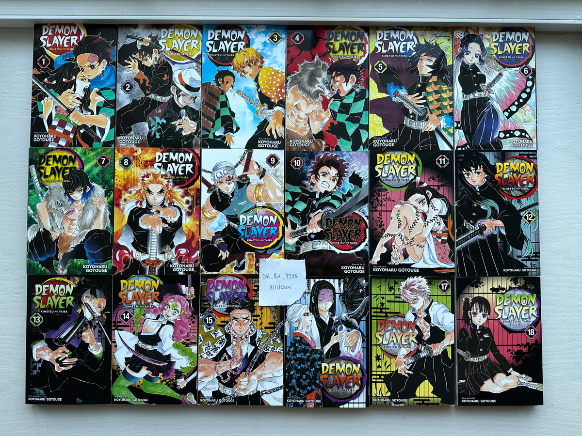 Demon Slayer Manga ENGLISH Volumes 1 - 23 NEW NO YELLOWING | eBay
