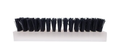 Boot Brush Caddie (6 LED) Amber/Amber - Black Brush Chrome