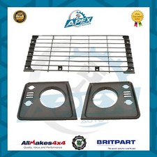 RADIATOR GRILLE & HEADLAMP SURROUNDS TD5 STYLE UPGRADE KIT - LANDROVER DEFENDER 