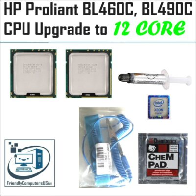 12 Core HP ProLiant BL460c BL490c G7 CPUs Processor Upgrade to 3.46GHz X5690