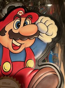 Super Mario Bros 2 Turnip Hang Sign Double Sided WATA Nintendo NES STORE DISPLAY