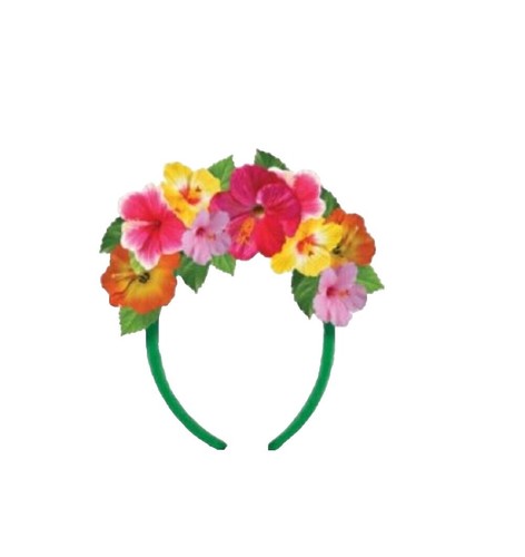 Hawaiian/Hippie Gänseblümchen-Stirnbänder - 3er Pack, Verschiedene Farben, Einheitsgröße