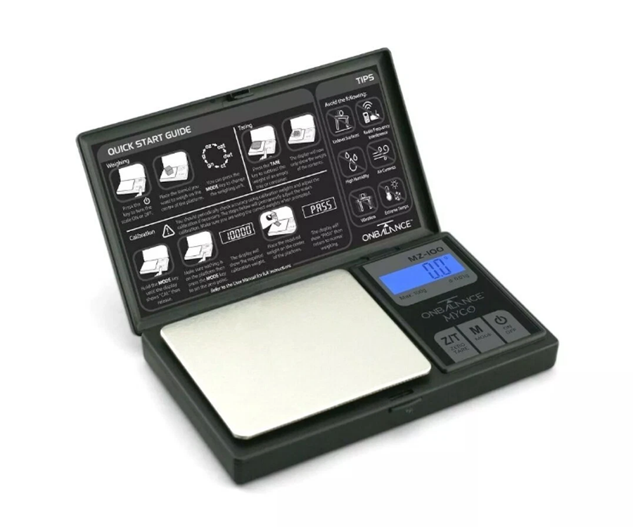 Myco Mz-100 Digital Scale (100g capacity, 0.01g precision) - Mini Pocket Size