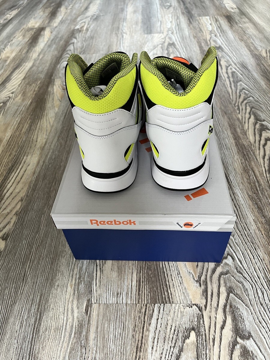 【REEBOK】 ★ スニーカー ★ Pump TZ ★ White Yellow New Reebok Pump TZ Twilight Zone Solar Acid Yellow Dominique