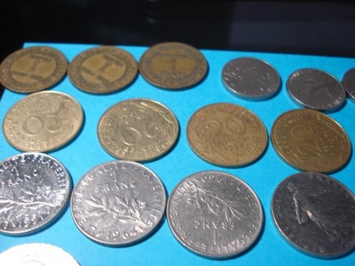 Lot 80 PIECES Monnaie FRANC France French Collection 1922-88 VALUE 665 FR FR - Picture 6 of 9