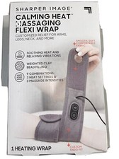 Sharper Image Calming Heat Massaging Flexi Wrap-FREE SHIPPING