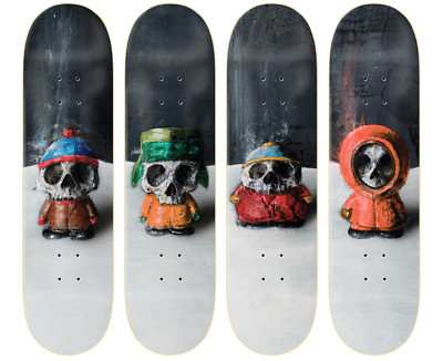 ZERO South Park Horror Kyle Stan Cartman Kenny Series Set 4 Skateboard Decks