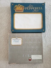Pepperell Percale Torn Size Before Hemming Sheet Set of Two Vintage 