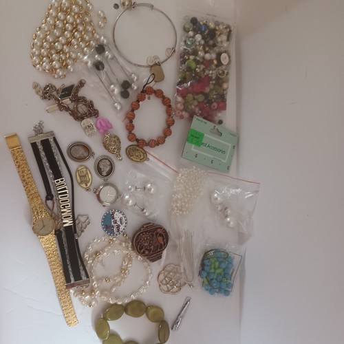 Lot Mixed  Findings Crafting Jewelry Making Used