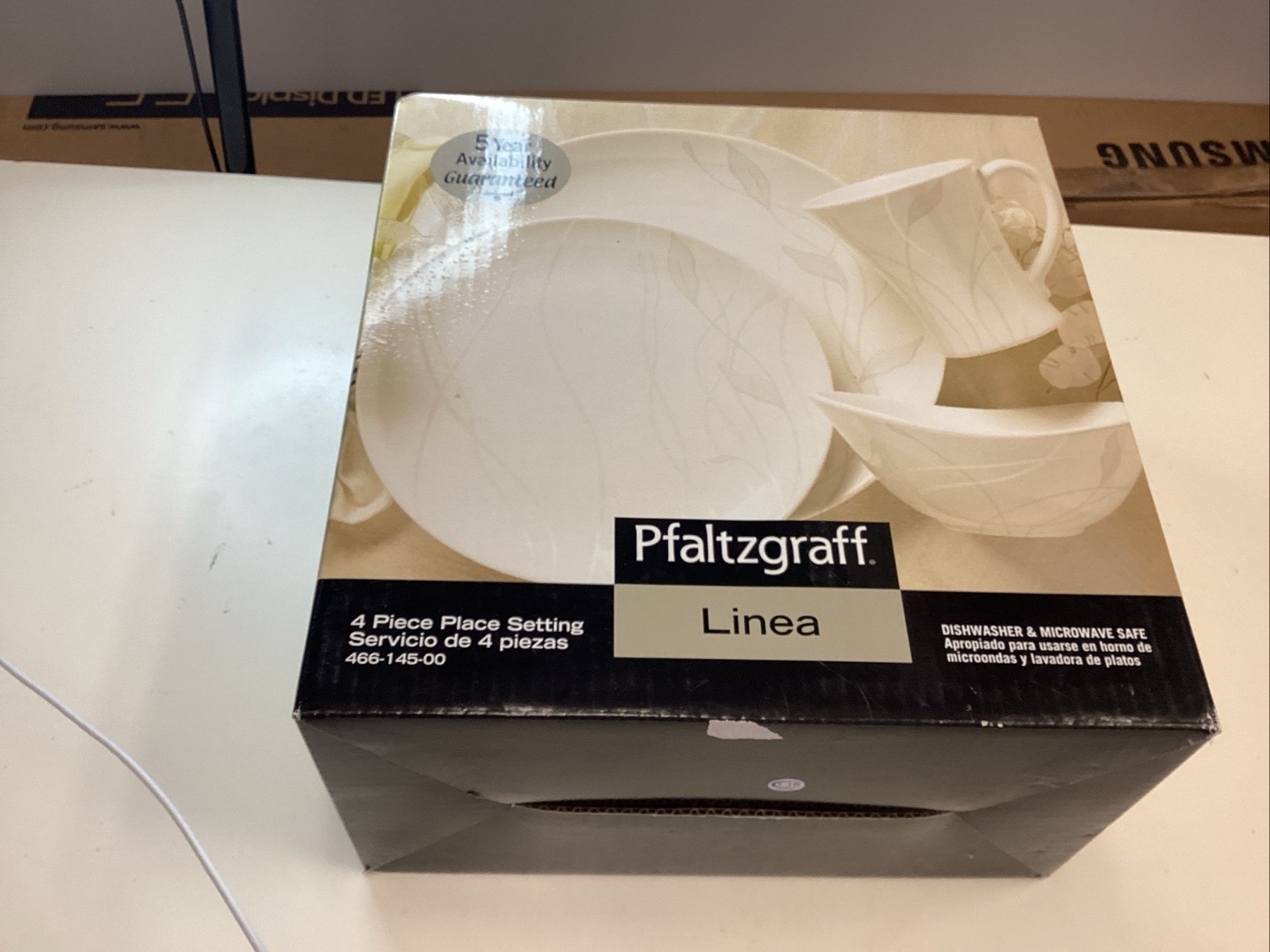 Platzgraff Linea Plate Set Place Setting Dishware White Bowl Mug New In Box