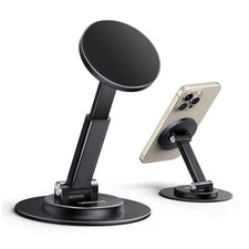 Magnetic Phone Stand for MagSafe, Height Adjustable iPhone Stand for Black