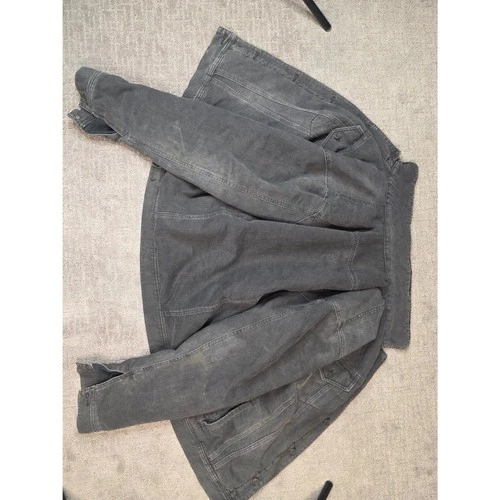 Old Navy Black Wash Sherpa Lined Denim Trucker Jacket Size XL image 8