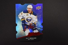 2017-18 UD MVP Hockey Colors and Contours Level 2 Blue Die-Cut Matt Moulson #68