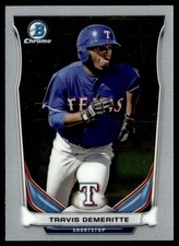 2014 Bowman Draft Picks & Prospects Chrome Top Travis Demeritte Texas Rangers