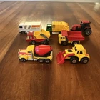 Vintage Matchbox 70s 80s 90s Toy Car Lot of 7 Industrial Work Vehicles