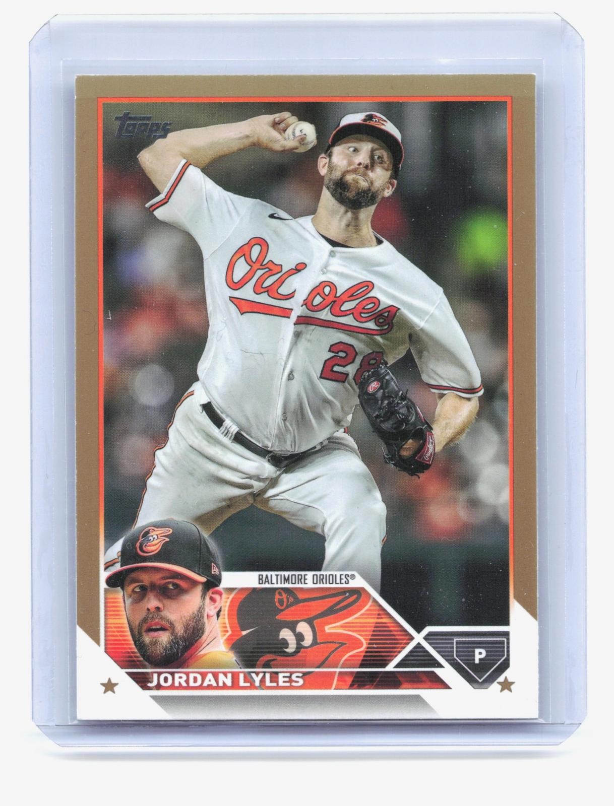 2023 Topps #212 Jordan Lyles Gold #/2023
