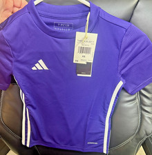 BNWT ADIDAS YOUTH UNISEX TABELA 23 ATHLETIC JERSEY PURPLE SIZE X-SMALL 7-8Y 