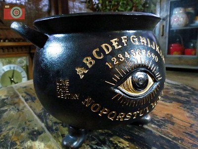 ALLSEHENDE AUGENHEXENKESSEL, groß, Schlüssel, Schmuck etc. Nemesis Now