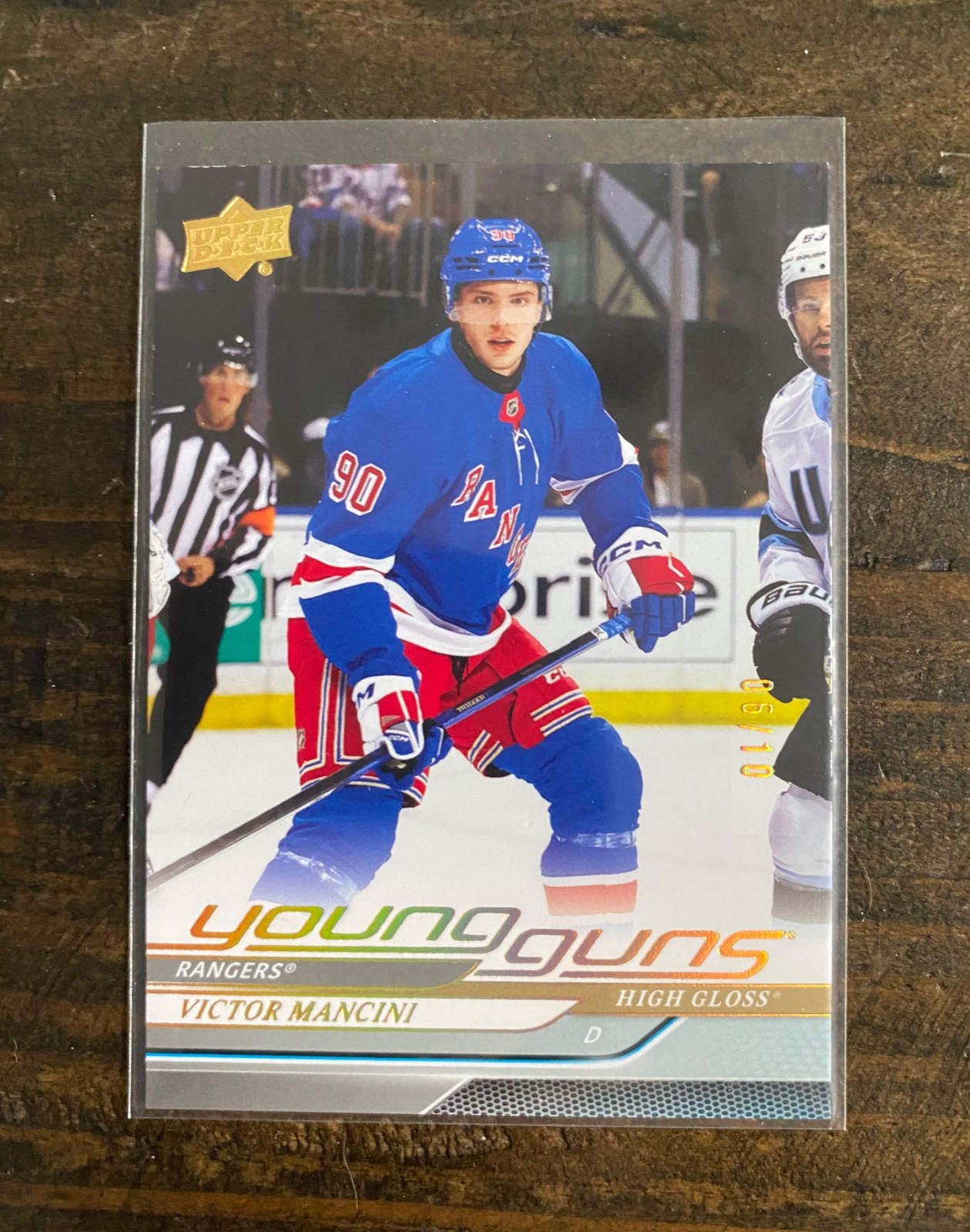 2024-25 Upper Deck Young Guns High Gloss #464 VICTOR MANCINI SSP Rookie Card /10