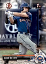 2017 Bowman Draft #BD24 Quinn Brodey - BB