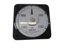 GENERAL ELECTRIC DB40 PANEL METER 2000-0-2000 PSI  UNMP