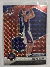 2020-21 Steve Nash All-Time Greats Reactive Red Prizm Panini Mosaic[#286][Suns]