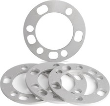 JiiinMiiin 4PCS 6 Lug and 5 Lug Universal 8mm Wheel Spacers Adapters with Center
