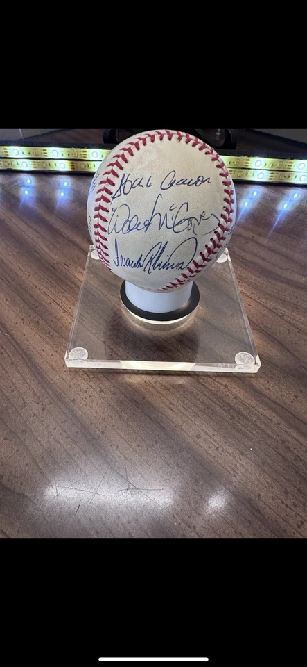 PSA/DNA Authentication 500 Home Run Club (with 10 signatures) signed baseball. - Image 4 of 4