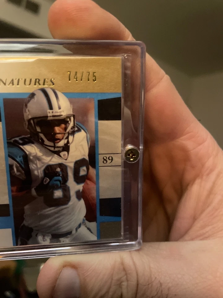 2006 Upper Deck Ultimate Collection Steve Smith Auto /75 ! Hard Signed! HOF 🔥🔥 - Image 4 of 4