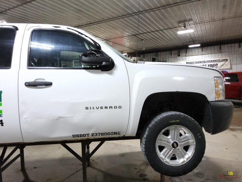 2013 Chevy Silverado 1500 Pickup Sunvisor LH Driver Left Gray - Picture 8 of 11