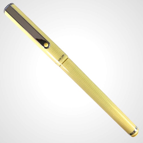 Stylo-Plume Roller Tombow Super Pen Jaune Clair Fabriqué En Japan - Photo 2 sur 7