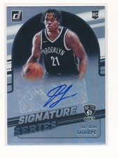 DAY'RON SHARPE 2021-22 DONRUSS SIGNATURE SERIES RC AUTO *BROOKLYN NETS*