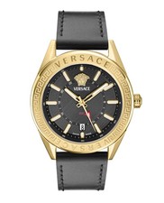 Versace Mens  Gold 42mm Strap Fashion Watch