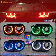 For Dodge Challenger 2015 - 2023 Multi Color Rgb Led Angel Eyes Bluetooth App