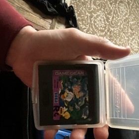 SEGA Game Gear Console with Disney Game Cartridges & Carrying Case