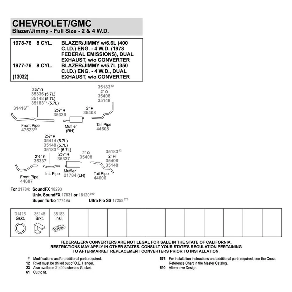 For Chevy Camaro 75-81 Walker 35183 Steel-Rubber Silver-Black Exhaust Hanger Foto 2 de 4