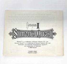 Castlevania II Simon's Quest - Nintendo NES - CIB FRA