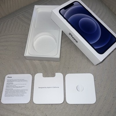 iPhone 12 64GB Black Apple Genuine Empty Box