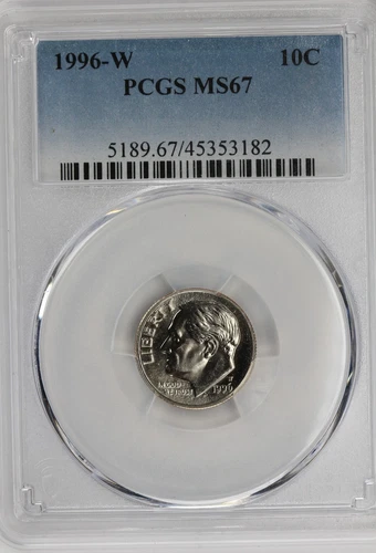 1996-W PCGS MS67