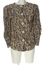 ZARA Giacca a blusa Donna Giacca Taglia IT 40 crema-nero stile professionale