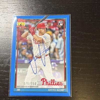 2026 Topps 1991 Autographs Otto Kemp #91A-OTT Blue /150 Phillies Rookie Auto