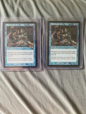 Rhystic Study Prophecy Magic the Gathering Card, Lightly Played