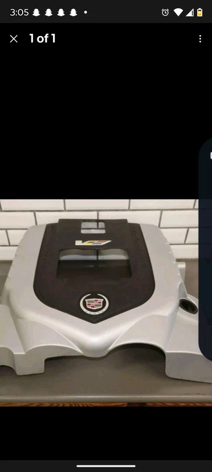 Cadillac XLR 2006-2009 4,4 L supercargador Northstar V8 (LC3) cubierta de belleza del motor Foto 2 de 2