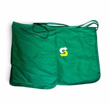 Subway Green Half Apron Sandwich Artist Uniform Halloween Costume Fast Food OSFM
