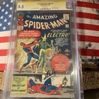 Amazing Spider-Man #9 Cgc 4.5  Signed By Stan Lee  Key 🔑 Issue ..!!