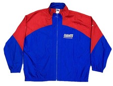 Vtg New York Giants Apex One NFL Windbreaker Jacket Size XL