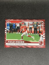 2021 Donruss Elite #FV5 Patrick Mahomes II Field Vision Green Kansas City Chiefs