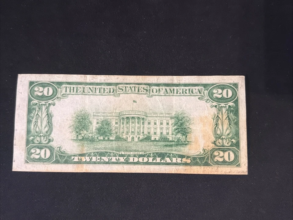 1929 $20 Federal Reserve Banknote, San Francisco, CA Fr#1870-L - Image 2 of 2